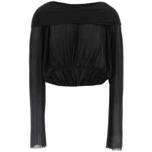 Rick Owens Crooped Hooded Tunic Sweater