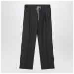 Maison Margiela Grey pinstripe wool trousers