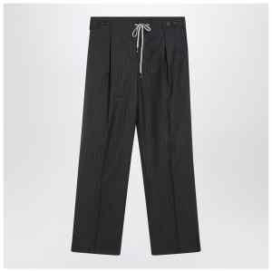 Maison Margiela Grey pinstripe wool trousers