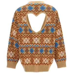 Dsquared2 Heart Vintage Shetland Cardigan