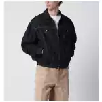 Dsquared2 Navy blue zip-up denim jacket