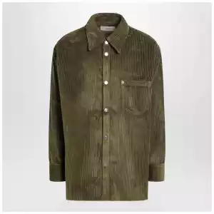 Ami Paris Bronze corduroy shirt