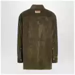 Ami Paris Bronze corduroy shirt