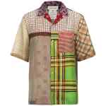 Marine Serre Regenerated Silk Scarves Bowling Shirt