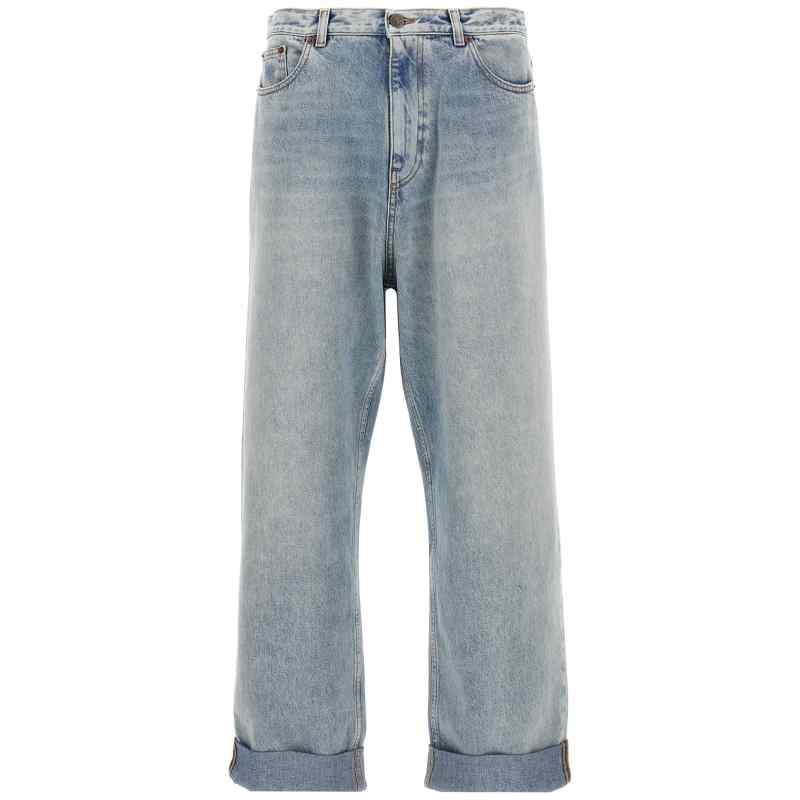 Valentino Garavani Turn-up Jeans