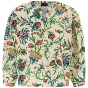 Etro Floral Cotton Blouse
