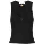 Marine Serre Moon Jewelry Knit Open Neck Top
