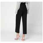 Alberta Ferretti Black wool-blend trousers