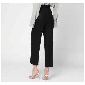 Alberta Ferretti Black wool-blend trousers