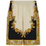 Versace Coral Theatre Print Bermuda Shorts