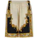 Versace Coral Theatre Print Bermuda Shorts