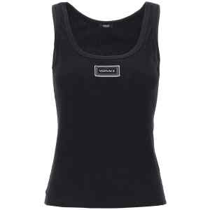 Versace 90s Vintage Logo Tank Top