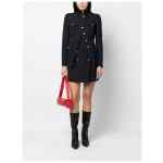Alexander McQueen wool-cotton blend mini wrap skirt