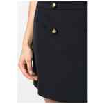 Alexander McQueen wool-cotton blend mini wrap skirt
