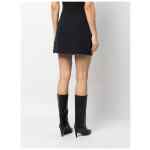 Alexander McQueen wool-cotton blend mini wrap skirt