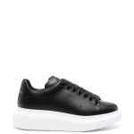 Alexander McQueen Black Leather Sneakers