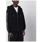 Canada Goose Black zip-up sweatshirt with logo