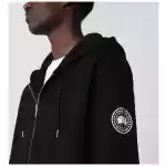 Canada Goose Black zip-up sweatshirt with logo