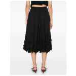 Forte Forte Midi skirt with floral applique