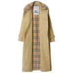 Burberry Castleford Medium Trench Coat with Check Collar