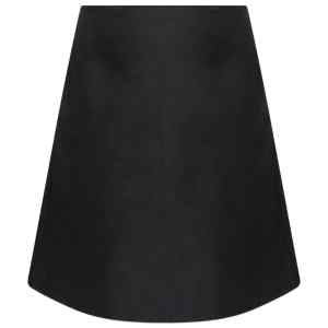 Alexander McQueen Satin A-line skirt