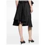 Alexander McQueen Satin A-line skirt
