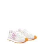 Dolce & Gabbana-white and pink DG Cushion sneakers