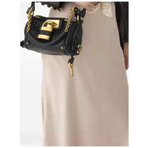 Chloé Small Paddington chain bag in grained leather