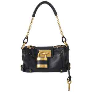 Chloé Small Paddington chain bag in grained leather