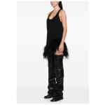 The Attico Feathered mini dress