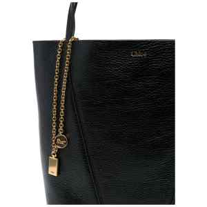 Chloé Spin Tote Bag In Grained Leather