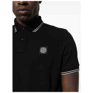 Stone Island T-shirts and Polos Black