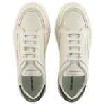 Emporio Armani Hammered-leather sneakers