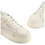 Emporio Armani Hammered-leather sneakers
