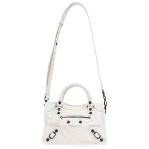 Balenciaga Le City Bag Mini In Optic White
