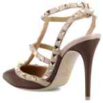 Valentino Garavani Patent Rockstud Caged Pump 100Mm