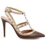 Valentino Garavani Patent Rockstud Caged Pump 100Mm