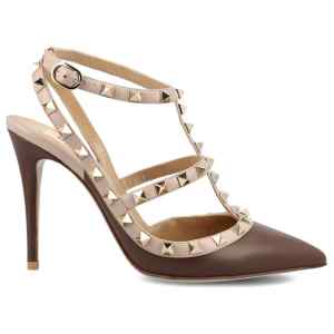 Valentino Garavani Patent Rockstud Caged Pump 100Mm