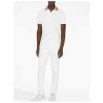 Burberry Check collar cotton polo shirt