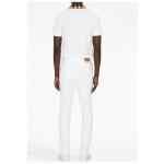 Burberry Check collar cotton polo shirt