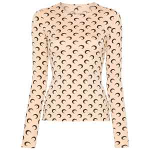 MARINE SERRE Top Beige