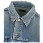 Saint Laurent Coats Blue