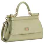 Dolce & Gabbana Sicily Small Handbag In Dauphine Calfskin