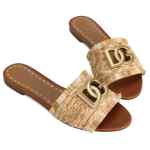 Dolce & Gabbana Raffia Braid Slipper