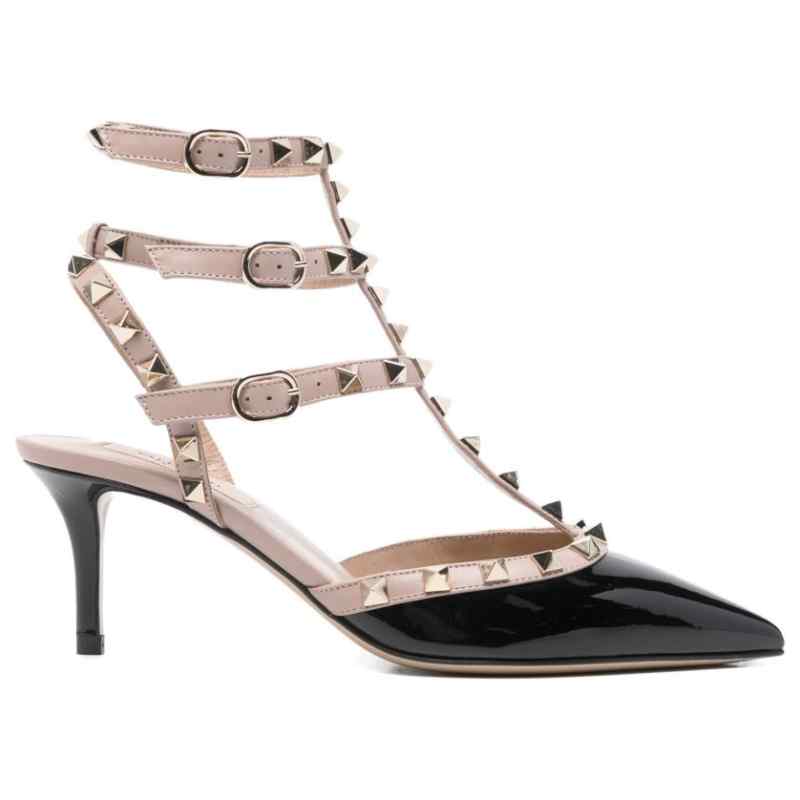 190169844-ss26-valentinogaravanipre-ws0375vnwn91 Valentino Garavani Rockstud Caged Pump