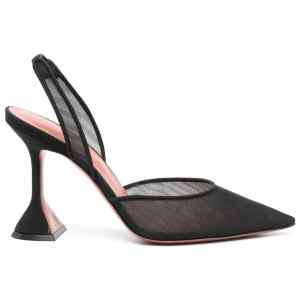 Amina Muaddi With Heel Black