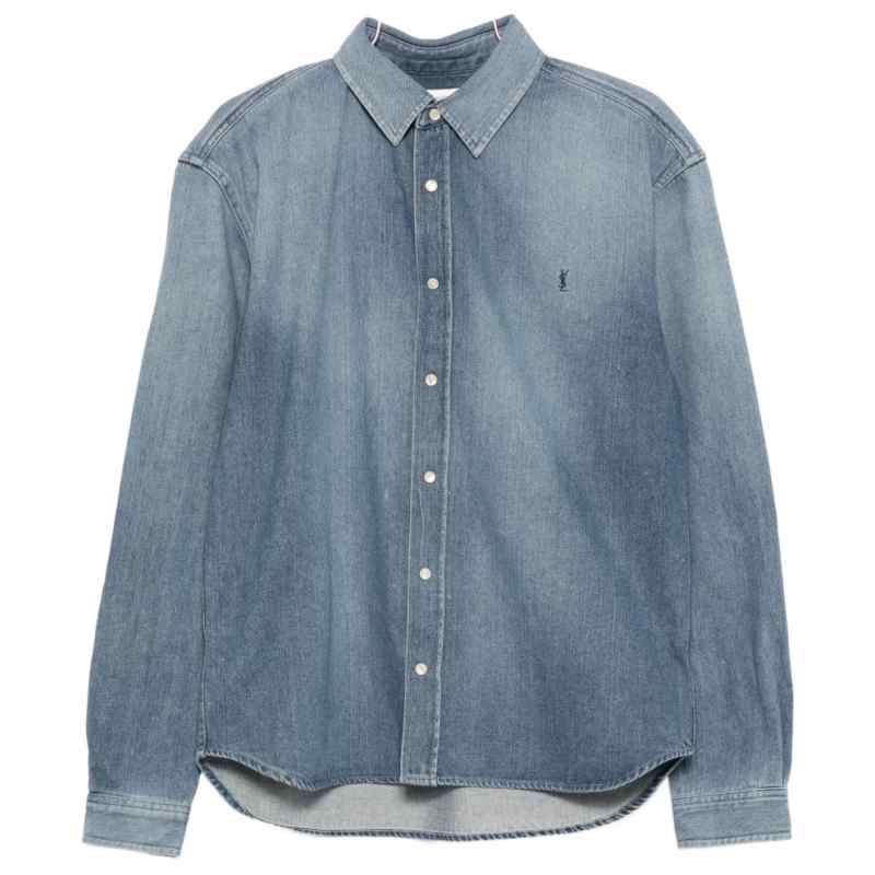 Saint Laurent  Shirts Blue