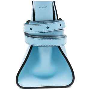 Moschino Tie Me small leather handbag