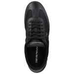 Emporio Armani Nylon sneakers with leather details