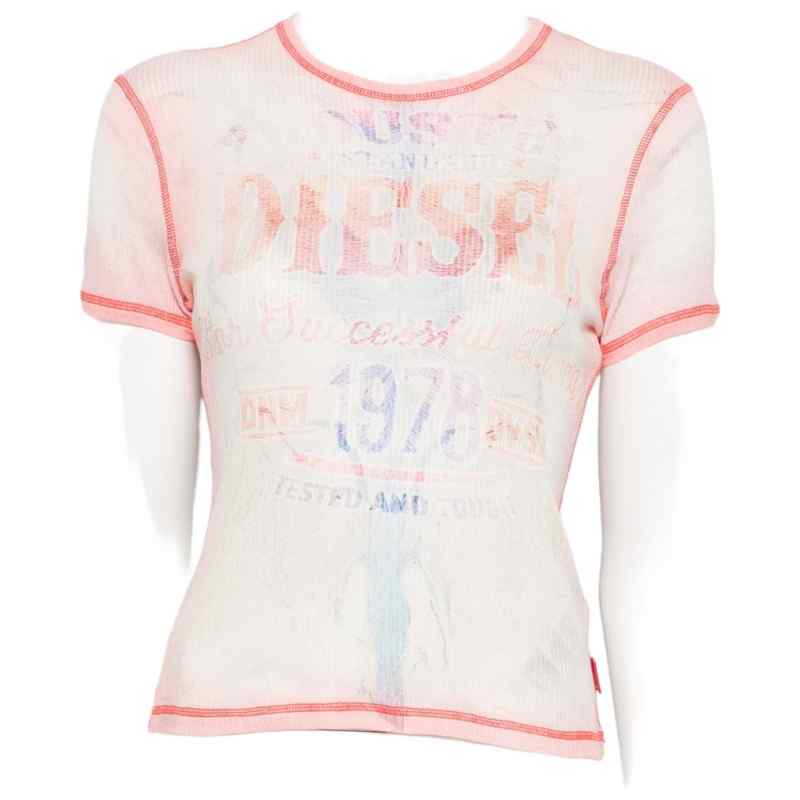 Diesel T-shirts and Polos Red